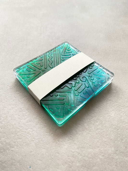 YOUBOB / コースター GREEN (２枚セット)